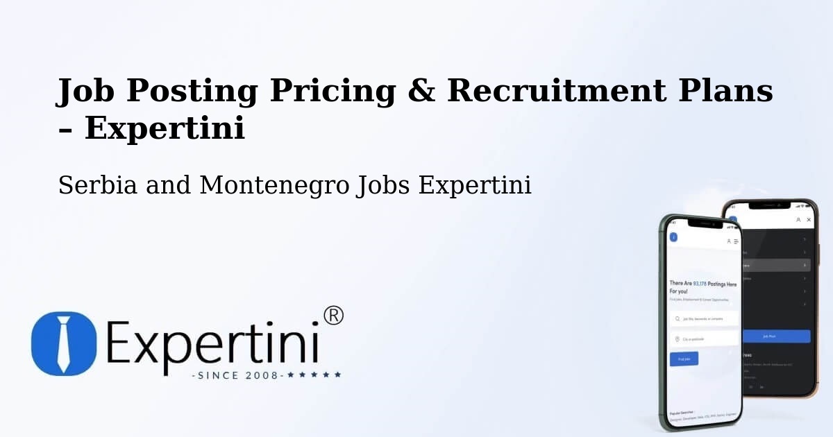 Job Posting Pricing & Recruitment Plans – Westlock - Westlock, Serbia and Montenegro Jobs Expertini